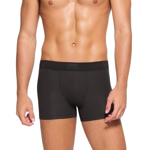 3 Pack SKIMS Men's Cotton 3" Inseam Boxer Brief Underwear Onyx Black Size Small - Picture 1 of 12